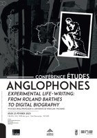 Conférence : Wojciech Drag - Experimental Life-Writing: From Roland Barthes to Digital Biography