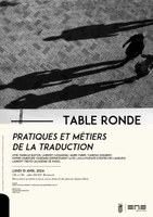 Table Ronde : Pratiques et métiers de la traduction