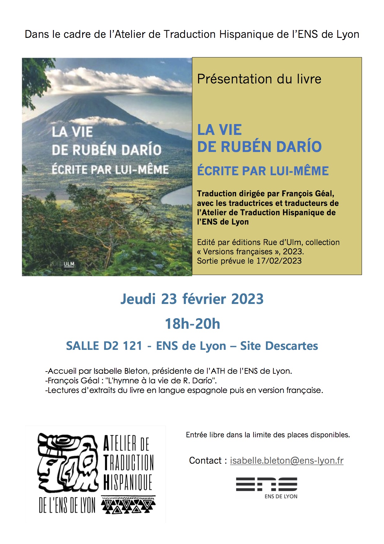 Présentation : La Vie de Rubén Darío écrite par lui-même