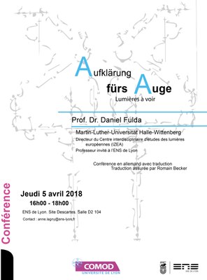 Affiche conférence Prof. Dr. Daniel Fulda